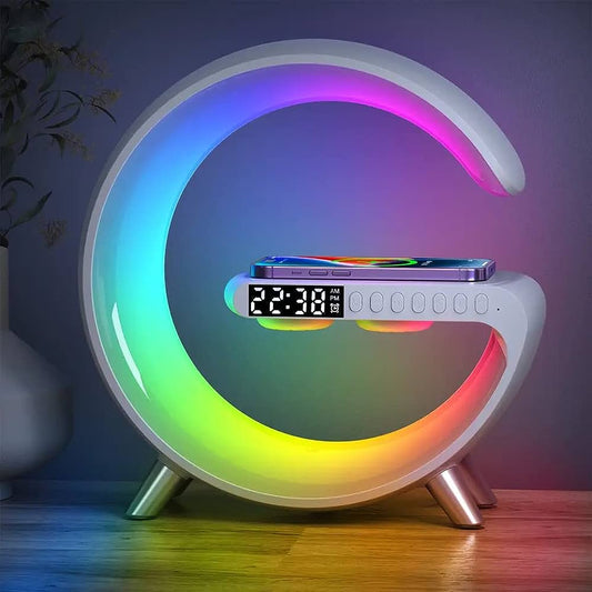 GLamp™  Wireless Fast Charger RGB Bluetooth Speaker