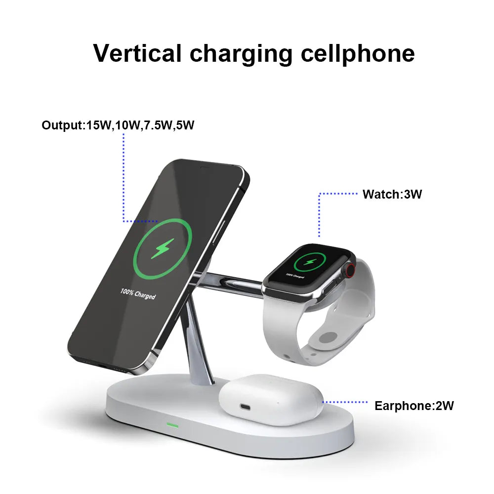 LightCharge™  3 in 1 Wireless Fast Charger Stand