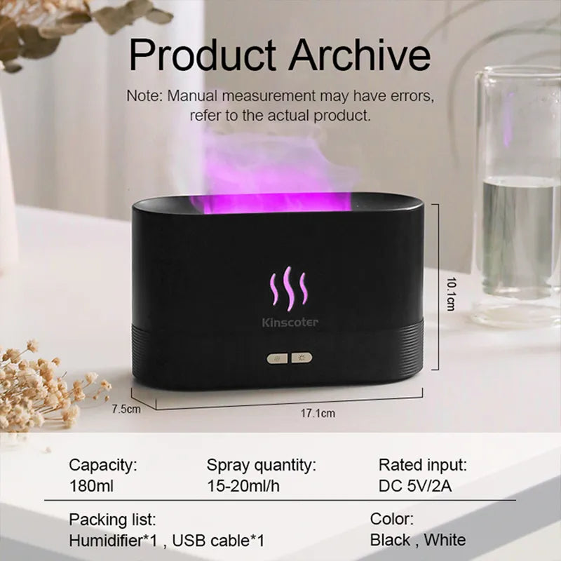 LightFlame™  Aroma Diffuser Air Humidifier