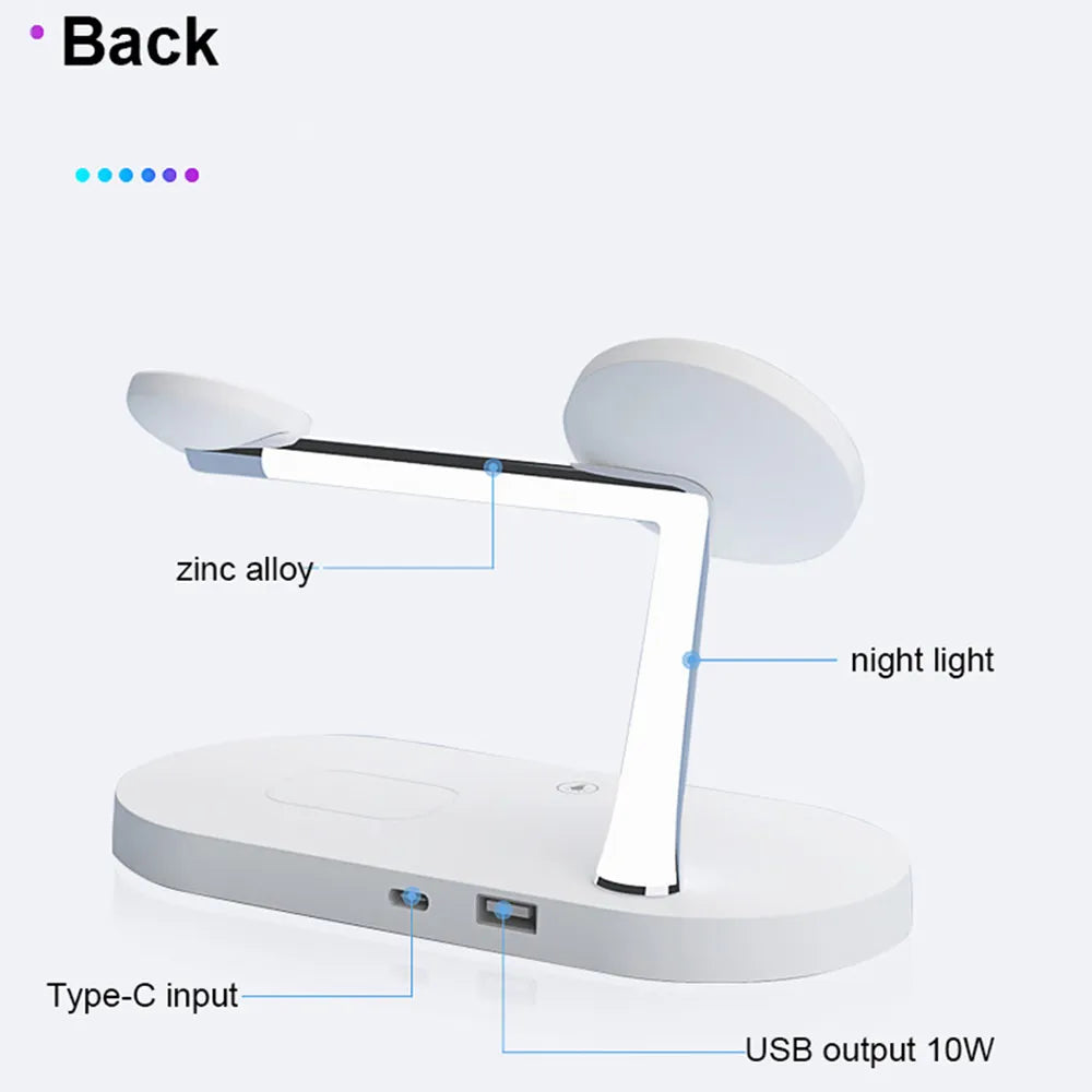 LightCharge™  3 in 1 Wireless Fast Charger Stand