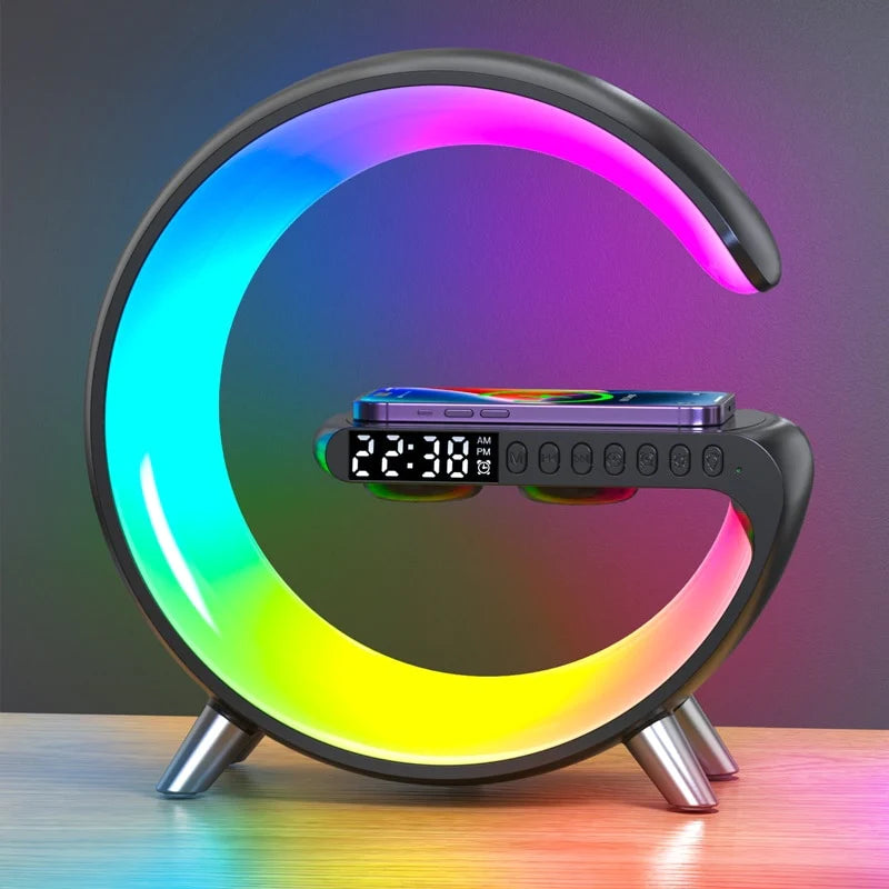 GLamp™  Wireless Fast Charger RGB Bluetooth Speaker