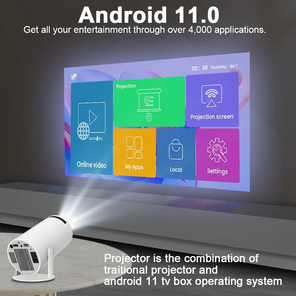 Magcubic™   Projector 4K Android  Home Cinema